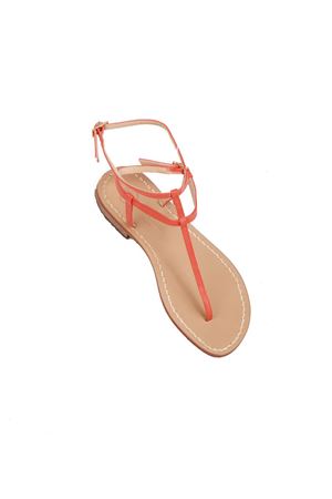 Orange flip flop capri sandals Da Costanzo | 2609ARANCIONE